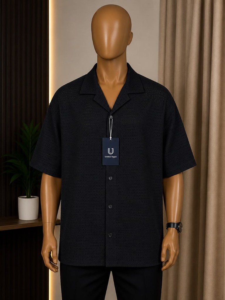 Unified Vogue Knit Shirt Black
